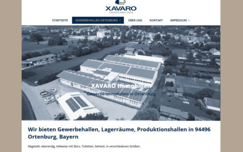 Xavao Immobilien Website Titel